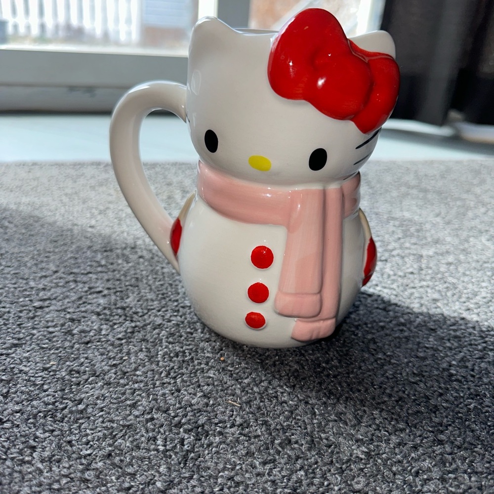 Hello Kitty Snowman Mug
